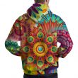 Colorfull Abstract Hoodie Back