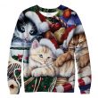 Meowy Christmas Sweatshirts