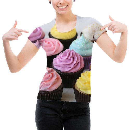 Woman Cupcake Tee New