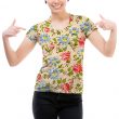 Woman Floral Tee New