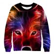 digital wolf Sweatshirt