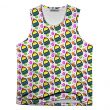 Man's Sweet Cartoon Cake TankTop