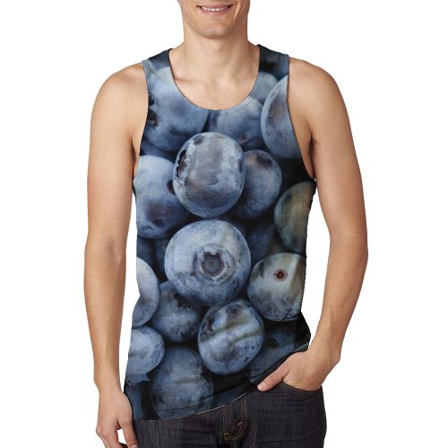 Man’s Blueberries TankTop New