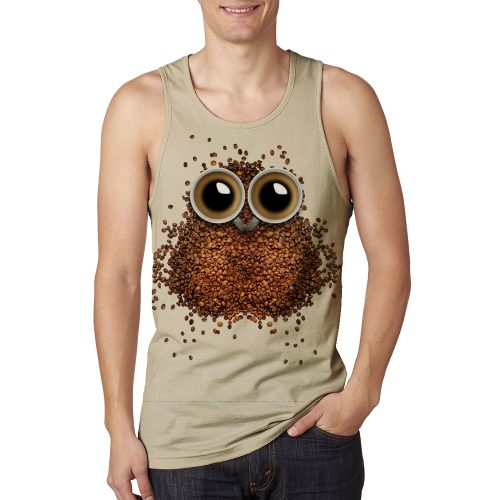 Man’s Coffee Owl TankTop New