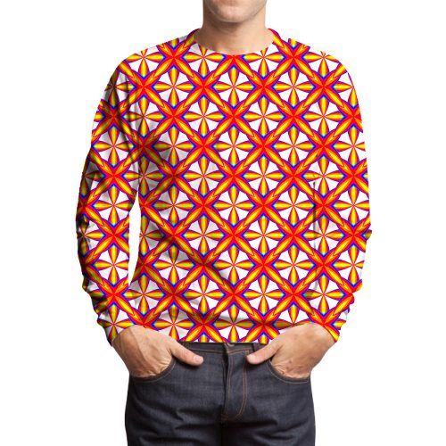 Square Flower Sweatshirts