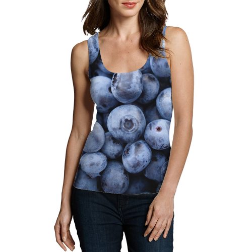 Woman  Blueberries Tanktop New