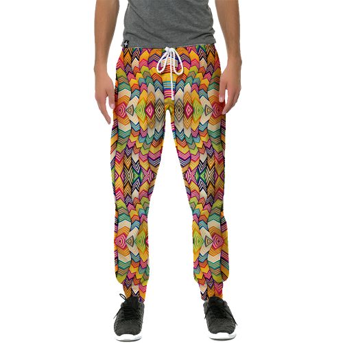 Abstract Flowing Line Jogger