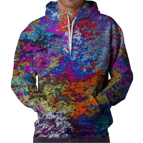 Abstract Panting Hoodie Front