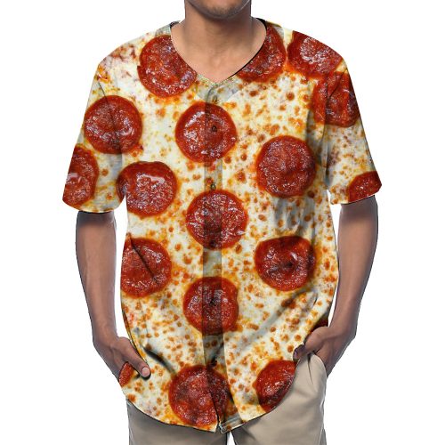 Pizza Baseball Shirts New