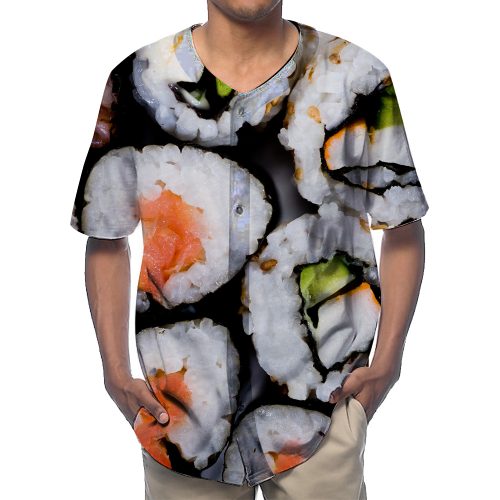 Sushi Baseball Shirts New