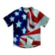USA Flag Baseball Shirts