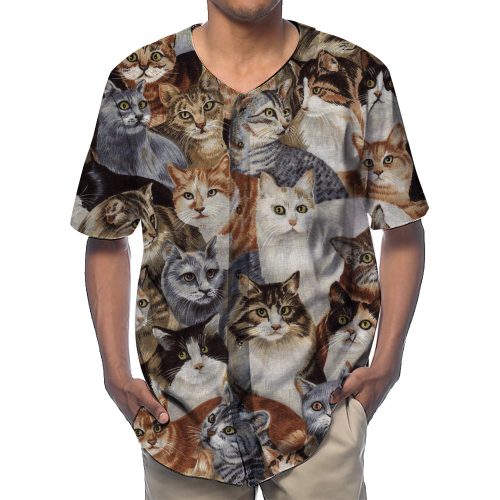 Cats Baseball Shirts New