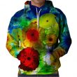 Colorful Jellyfish  Hoodie Front