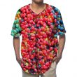 Irregular Jelly Beans Baseball Shirts New