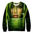 Beautiful Green Girl Sweatshirts