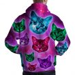 Color Cats Hoodie Back