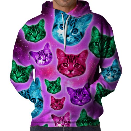 Color Cats Hoodie Front