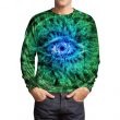 Trippy Green Eye Sweatshirts